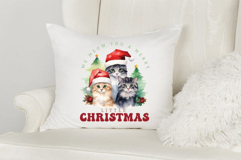 We Meow You a Merry Little Christmas Sublimation Sublimation CraftLabSVG 