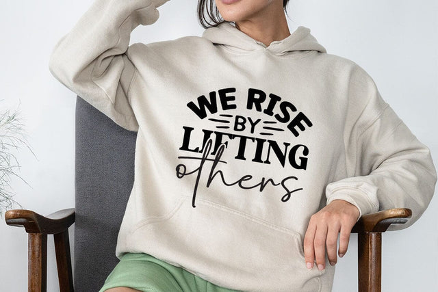 We rise by lifting others SVG Angelina750 