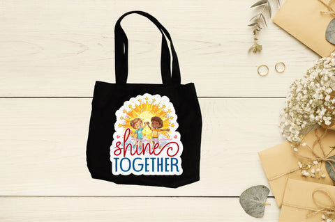 We shine together Sticker Design Sublimation Regulrcrative 