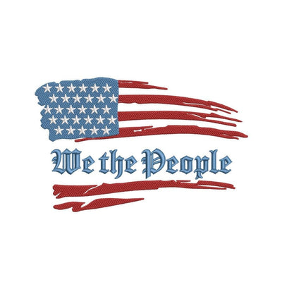 We the People Embroidery Design, 4th of July Embroidery File, Independence Day Embroidery, 3 sizes, Instant download Embroidery/Applique DESIGNS Nino Nadaraia 