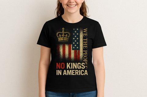 We The People No Kings in America SVG Patriotic USA Flag Design SVG BillahCrafts 