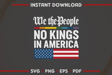 We The People No Kings in America SVG SVG BillahCrafts 