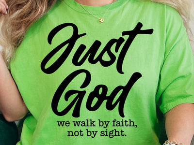 We Walk by Faith Not By Sight Svg, Just God Svg, 2 Corinthians 5:7, Religious Svg, Faith Svg, Jesus Svg, Bible Quotes Shirt Svg SVG DesignDestine 