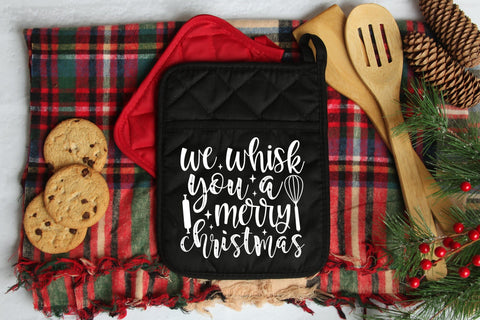 We Whisk You a Merry Christmas, Pot Holder SVG SVG CraftLabSVG 