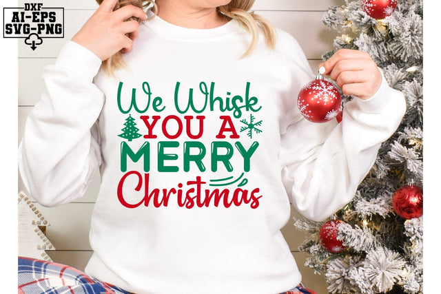 We Whisk You A Merry Christmas Svg Cut Files Creative Art SVG CraftlabSvg55 
