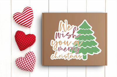 We wish you a merry christmas Png Sticker Design SVG Designangry 