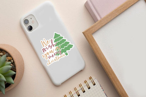 We wish you a merry christmas Png Sticker Design SVG Designangry 