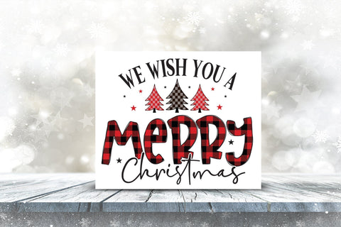 We Wish You a Merry Christmas PNG Sublimation Sublimation CraftLabSVG 