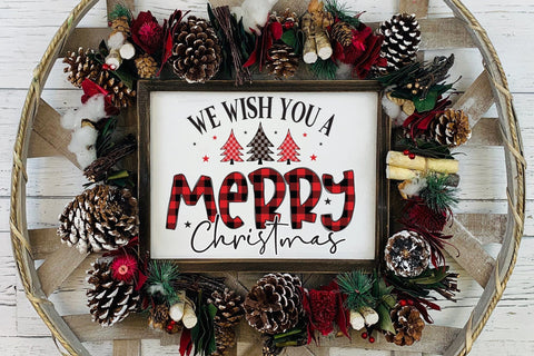 We Wish You a Merry Christmas PNG Sublimation Sublimation CraftLabSVG 