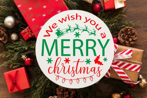 We wish you a merry christmas SVG Angelina750 