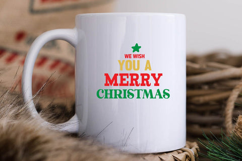 We wish you a merry christmas SVG Angelina750 