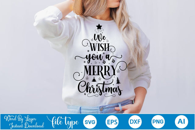 We Wish You A Merry Christmas SVG Design, Christian Round Ornaments, Christmas SVG Design, Christmas SVG Design, SVGs,Quotes and Sayings,Food & Drink,On Sale, Print & Cut SVG DesignPlante 503 