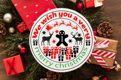 We wish you a very merry christmas SVG Angelina750 