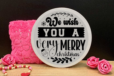 We wish you a very merry christmas SVG Angelina750 