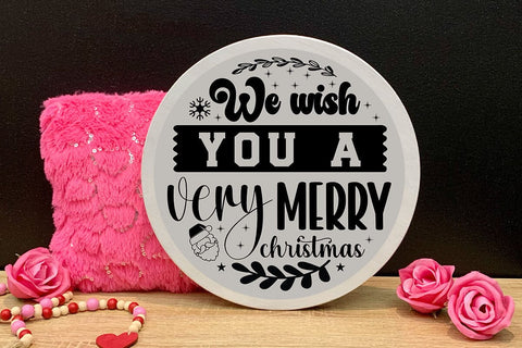 We wish you a very merry christmas SVG Angelina750 