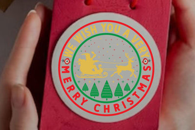 We wish you a very merry christmas SVG Angelina750 