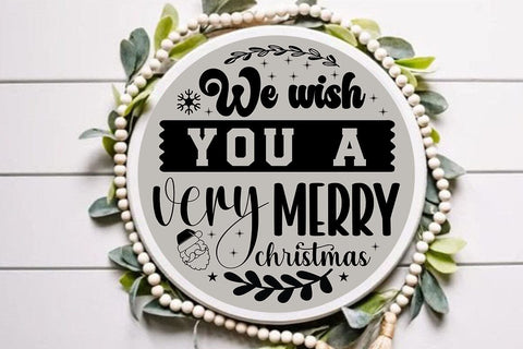 We wish you a very merry christmas SVG Angelina750 
