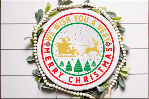 We wish you a very merry christmas SVG Angelina750 