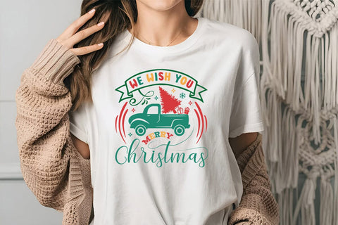 we wish you merry christmas SVG Angelina750 