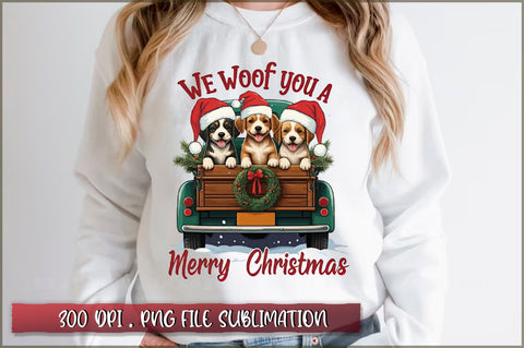 We woof you a merry christmas Sublimation Sublimation Shetara Begum 