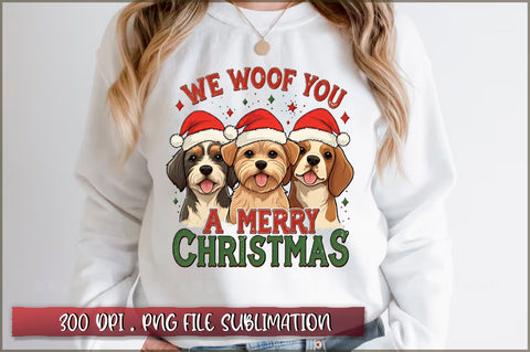 We woof you a merry christmas Sublimation Sublimation Shetara Begum 