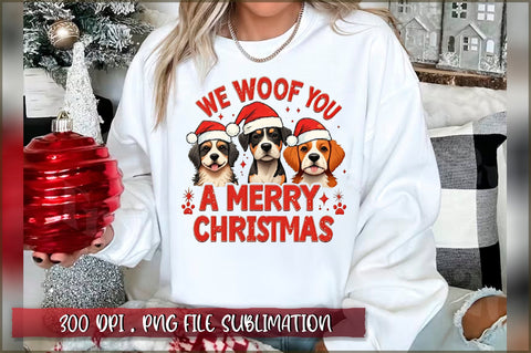 We woof you a merry christmas Sublimation Sublimation Shetara Begum 