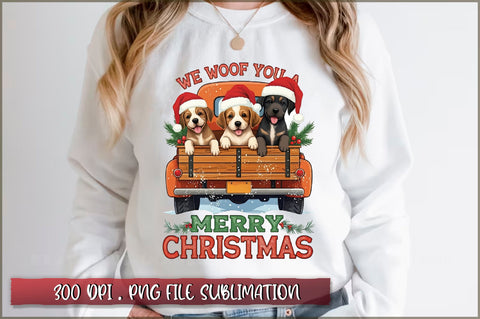 We woof you a merry christmas Sublimation Sublimation Shetara Begum 