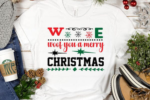 We woof you a merry christmas SVG Angelina750 