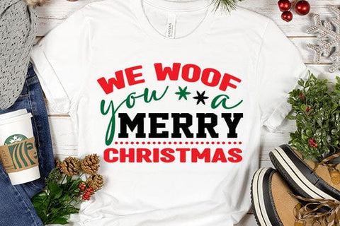 We woof you a merry christmas SVG Angelina750 
