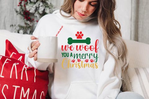 We Woof You A Merry Christmas SVG Angelina750 
