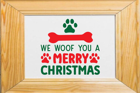 We Woof You A Merry Christmas SVG Angelina750 