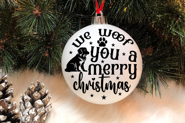 We woof you a merry christmas SVG Design SVG Designangry 