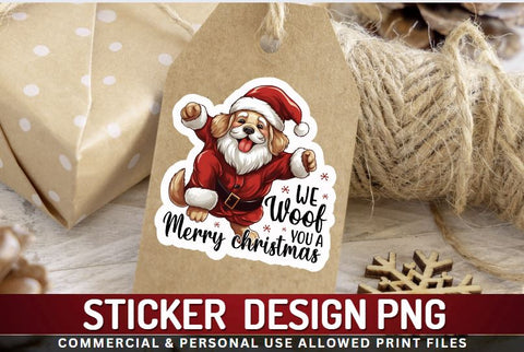 We woof you a Sticker Design Sublimation Regulrcrative 