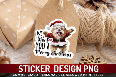 We woof you a Sticker Design Sublimation Regulrcrative 