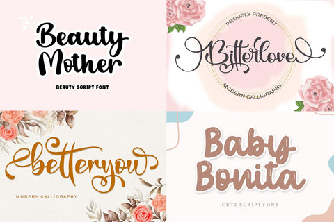 Wedding and Crafty Fontbundle Font Afandi Studio 