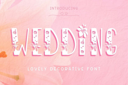 Wedding - Decorative Font Font AnningArts Design 