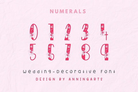 Wedding - Decorative Font Font AnningArts Design 
