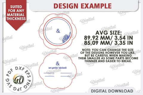 Wedding Invitation Laser Cut. Personalized Wood Invitation SVG Evgenyia Guschina 