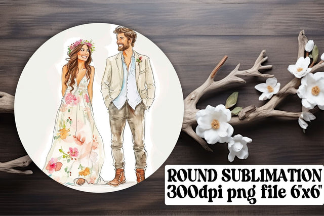 Wedding Memories Sublimation Ornaments Sublimation afrosvg 