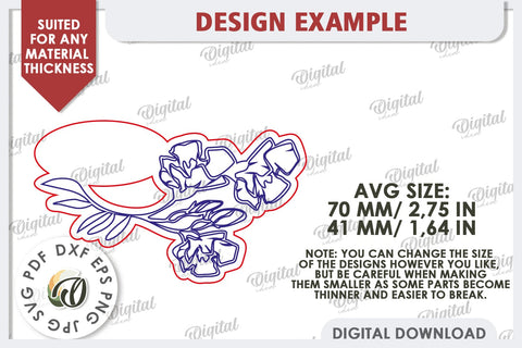 Wedding Place Card Laser Cut. Personalized Name Card SVG SVG Evgenyia Guschina 