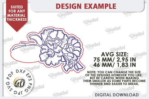 Wedding Place Card Laser Cut. Personalized Name Card SVG SVG Evgenyia Guschina 