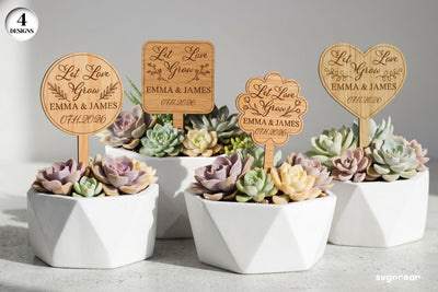 Wedding Plant Tags SVG Bundle SVG SvgOcean 