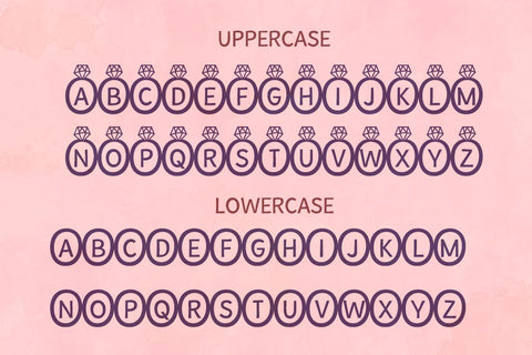 Wedding Ring Bling Font Misti's Fonts 