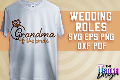 Wedding Roles SVG | Wedding Roles SVG Design | Funny Design SVG v.1 SVG The T Store Design 