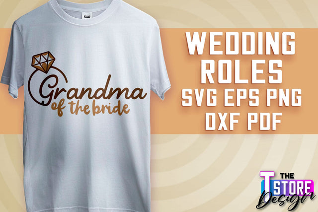 Wedding Roles SVG | Wedding Roles SVG Design | Funny Design SVG v.1 SVG The T Store Design 