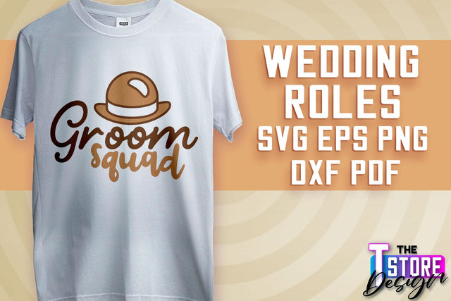 Wedding Roles SVG | Wedding Roles SVG Design | Funny Design SVG v.1 SVG The T Store Design 