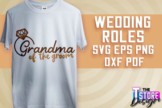 Wedding Roles SVG | Wedding Roles SVG Design | Funny Design SVG v.1 SVG The T Store Design 
