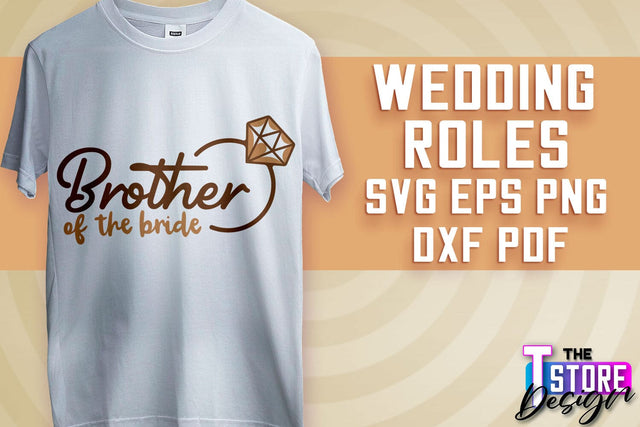 Wedding Roles SVG | Wedding Roles SVG Design | Funny Design SVG v.1 SVG The T Store Design 