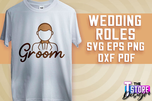 Wedding Roles SVG | Wedding Roles SVG Design | Funny Design SVG v.1 SVG The T Store Design 
