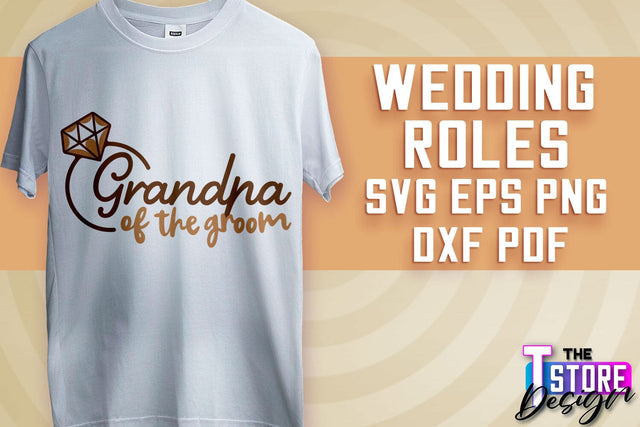 Wedding Roles SVG | Wedding Roles SVG Design | Funny Design SVG v.1 SVG The T Store Design 